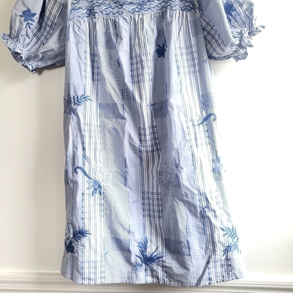 New Johnny Was Marbella Square Neck Park Dress Medium / 8-10 US - Picture 10 of 15